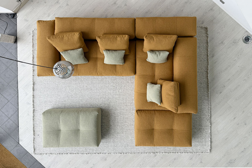 Divano Pixel Arancio (Offerta Expo) Saba - 6