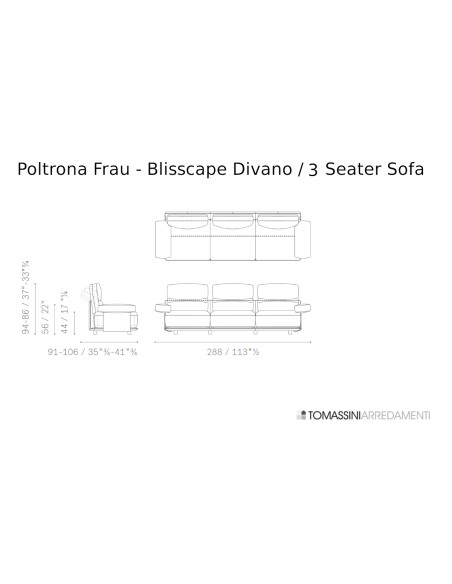 Blisscape Sofa Poltrona Frau - 8