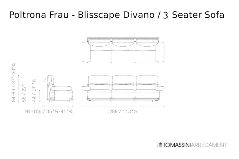 Blisscape Sofa Poltrona Frau - 8