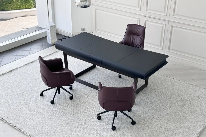 Scrivania Peek-a-Book nera (Offerta Expo) Poltrona Frau - 6