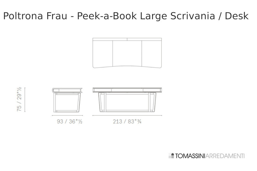 Peek-a-Book Bureau noir (Offre Expo) Poltrona Frau - 9