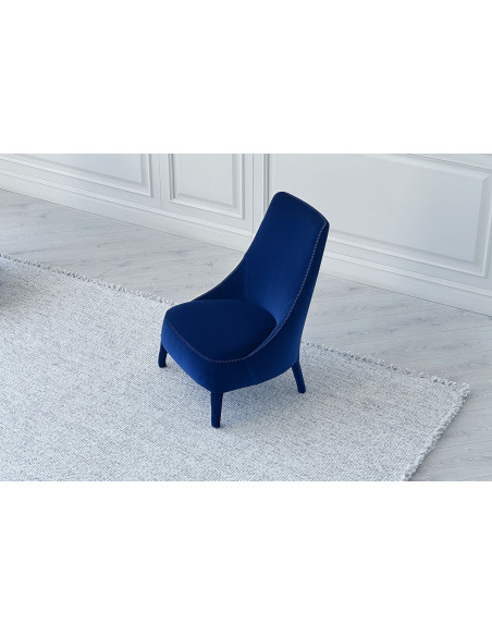 Poltrona Bergère Febo blu (Offerta Expo) Maxalto - 5