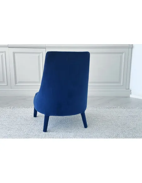 Febo Blue Bergère Armchair Maxalto - 4