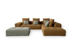 Pixel Orange Sofa (Expo Offer) Saba - 7