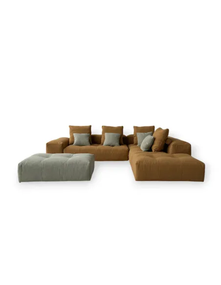 Pixel Orange Sofa (Expo Offer) Saba - 7