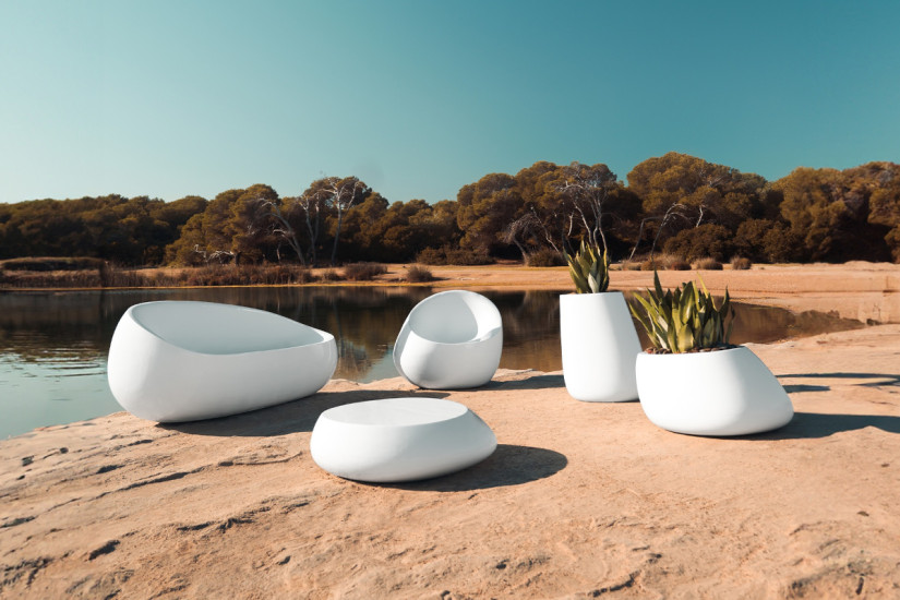 Divano per esterno Stone Vondom - 7