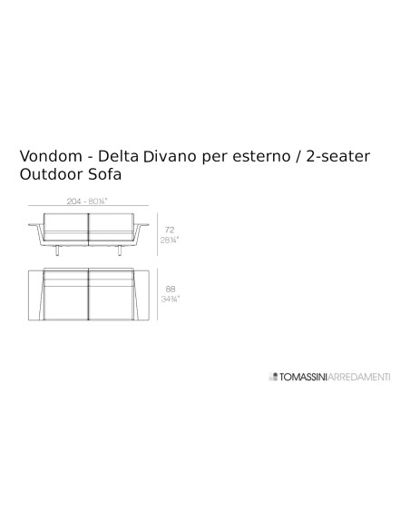 Delta Outdoor Sofa Vondom - 6