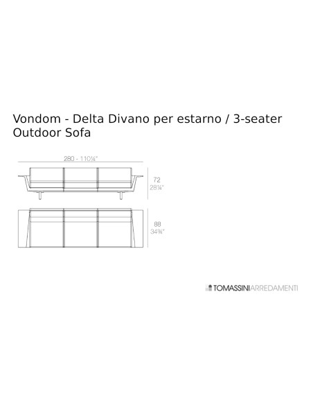 Delta Outdoor Sofa Vondom - 7