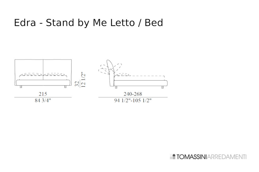 Letto Stand by Me verde Edra - 8