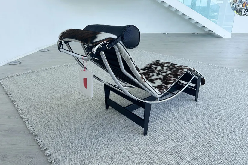 Chaise Longue à Réglage Continu LC4 tacheté (Offre Expo) Cassina - 5