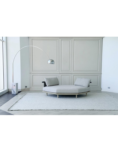 Eden Outdoor Hexagonal White Sofa Roda - 1