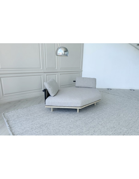 Eden Outdoor Hexagonal White Sofa Roda - 2