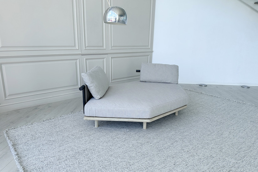 Eden Outdoor Hexagonal White Sofa Roda - 2