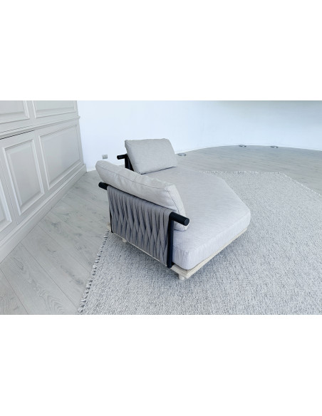 Eden Outdoor Hexagonal White Sofa Roda - 3