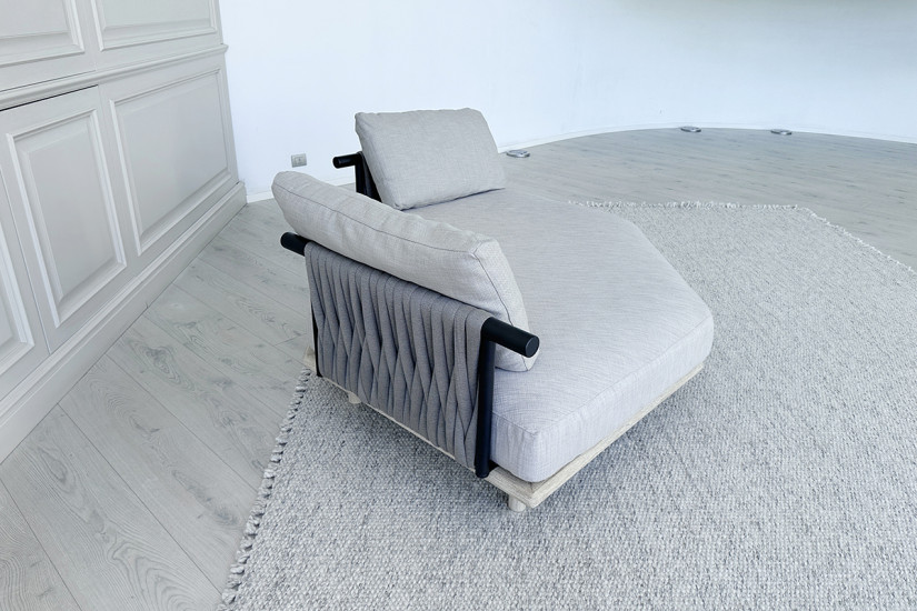 Eden Outdoor Hexagonal White Sofa Roda - 3