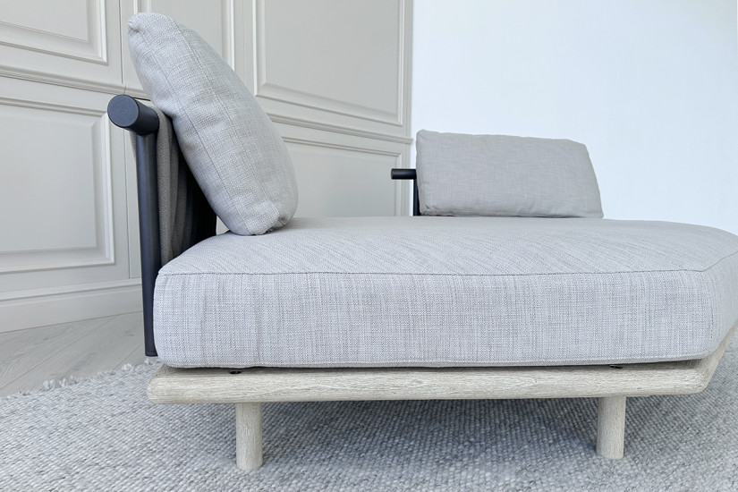 Eden Outdoor Hexagonal White Sofa Roda - 4