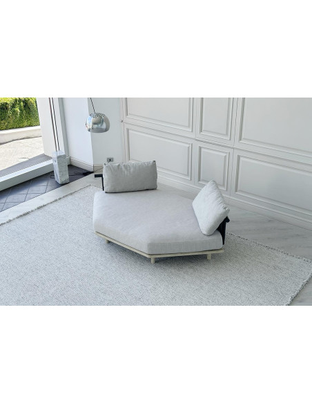 Divano per esterno esagonale Eden bianco Roda - 5