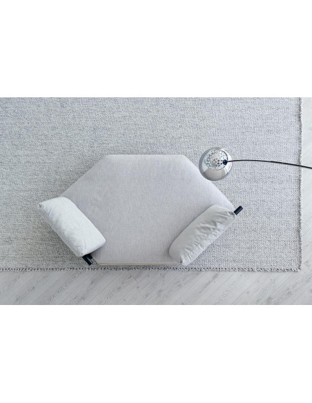Eden Outdoor Hexagonal White Sofa Roda - 6