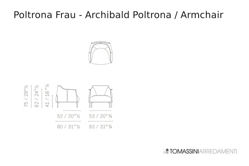 Poltrona Archibald Poltrona Frau - 8