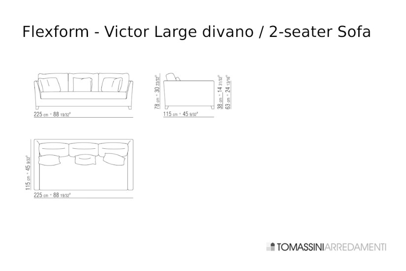 Divano Victor Large Flexform - 3