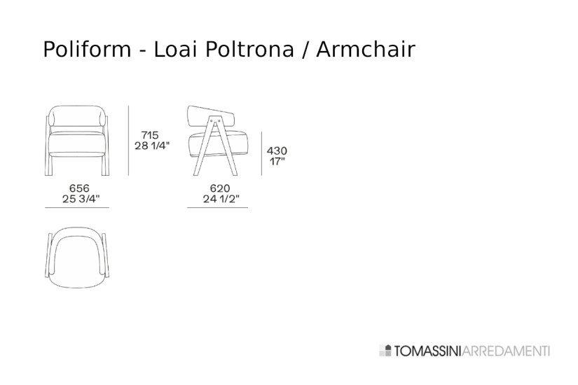 Loai Armchair Poliform - 5