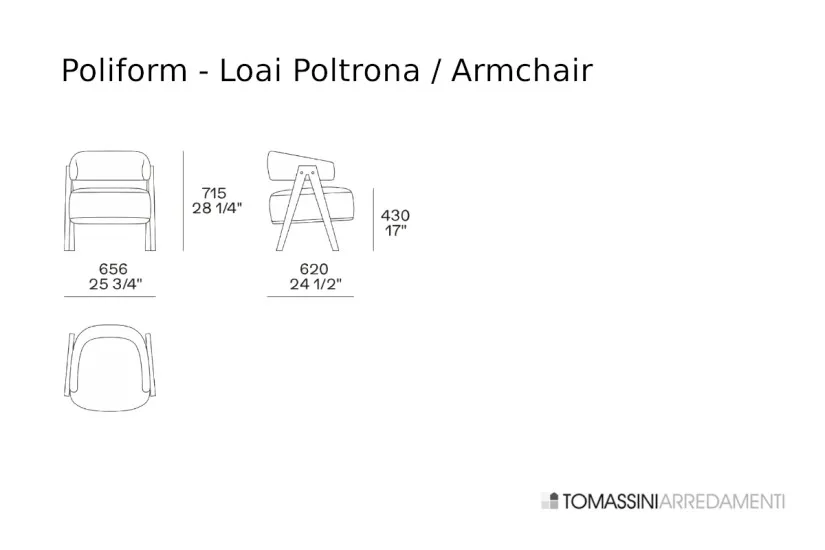 Poltrona Loai Poliform - 5