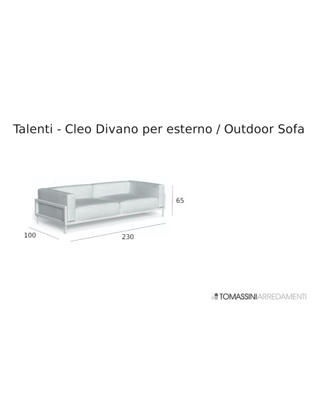 Divano per esterno Cleo Talenti - 6