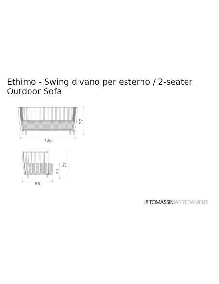 Swing Outdoor Sofa Ethimo - 4