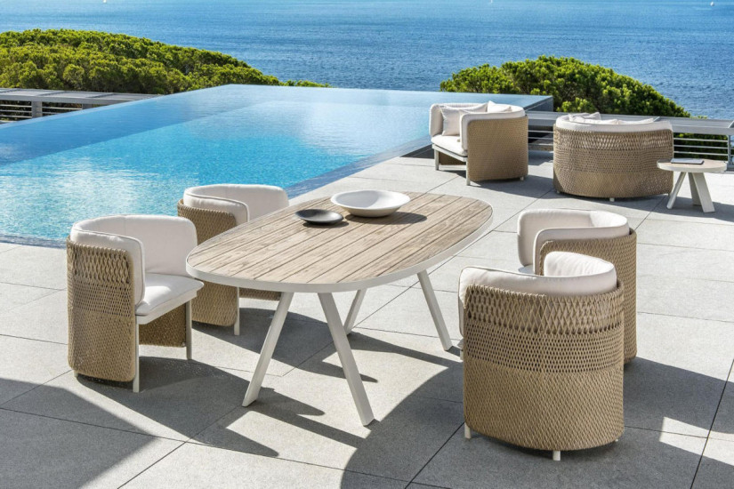 Esedra Outdoor Small Armchair Ethimo - 4