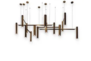 Tubular Horizontal Ceiling Lamp Henge - 1