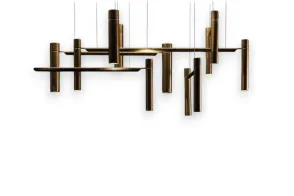 Tubular Horizontal Ceiling Lamp Henge - 1 2