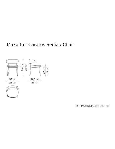 Caratos White Chair Maxalto - 8