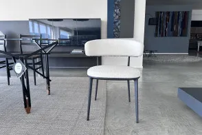 Chaise Caratos blanche Maxalto - 7 2