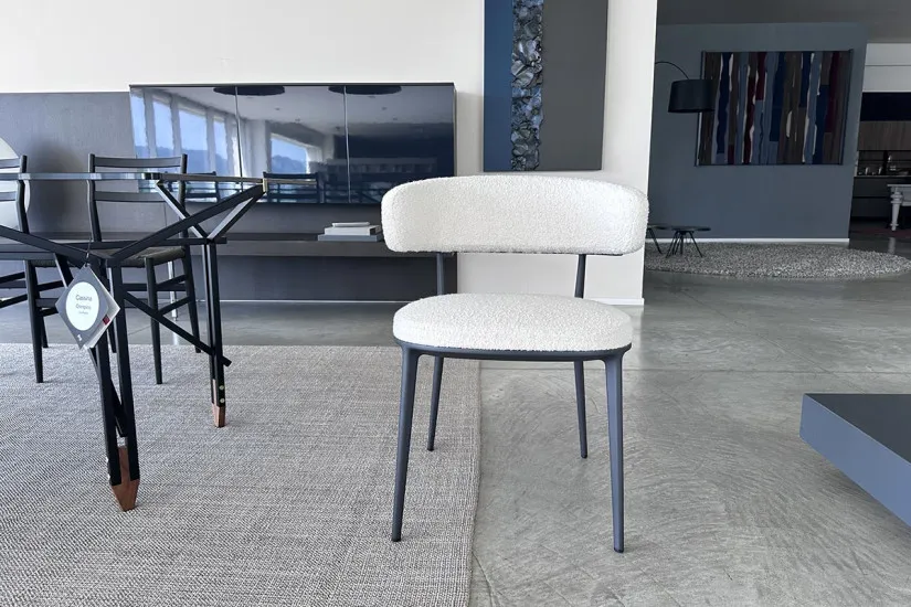 Caratos White Chair Maxalto - 1