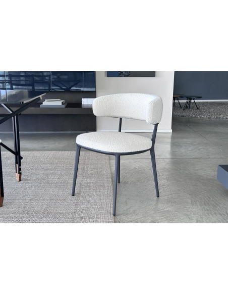 Caratos White Chair Maxalto - 2