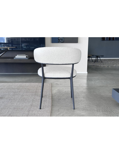 Caratos White Chair Maxalto - 4