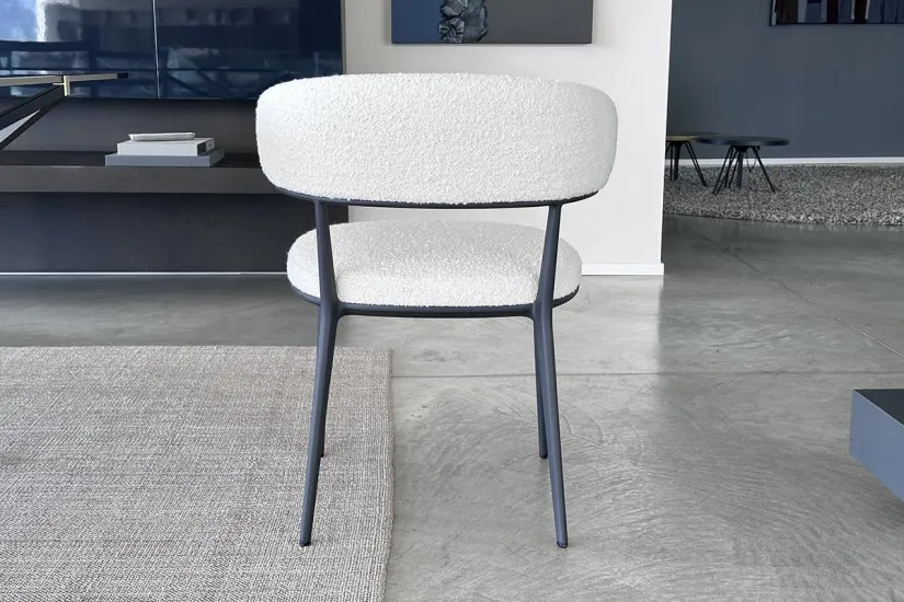 Caratos White Chair Maxalto - 4