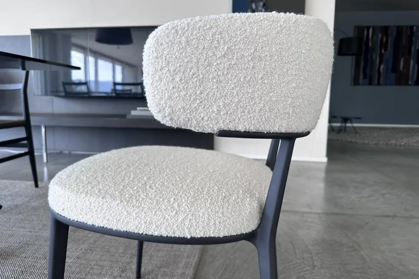 Caratos White Chair Maxalto - 5