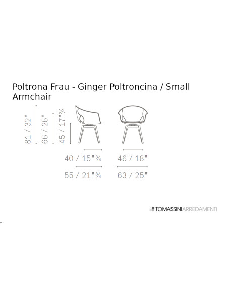 Poltroncina Ginger Poltrona Frau - 6
