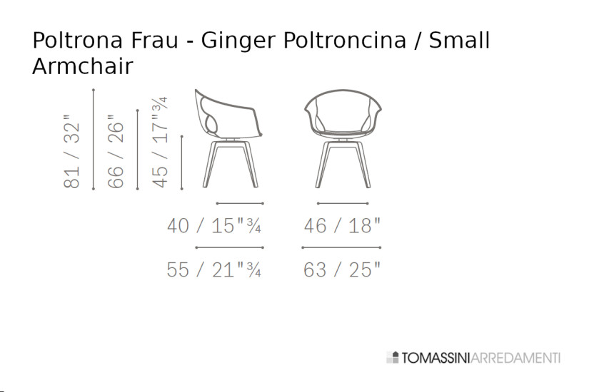 Poltroncina Ginger Poltrona Frau - 6