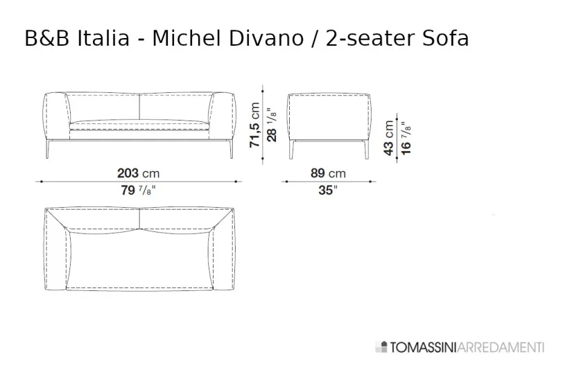 Divano Michel B&B Italia - 7