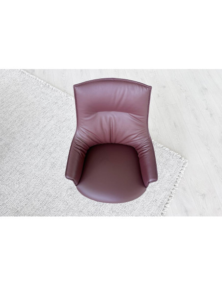 Archibald Task Executive Bordeaux Armchair (Expo Offer) Poltrona Frau - 5