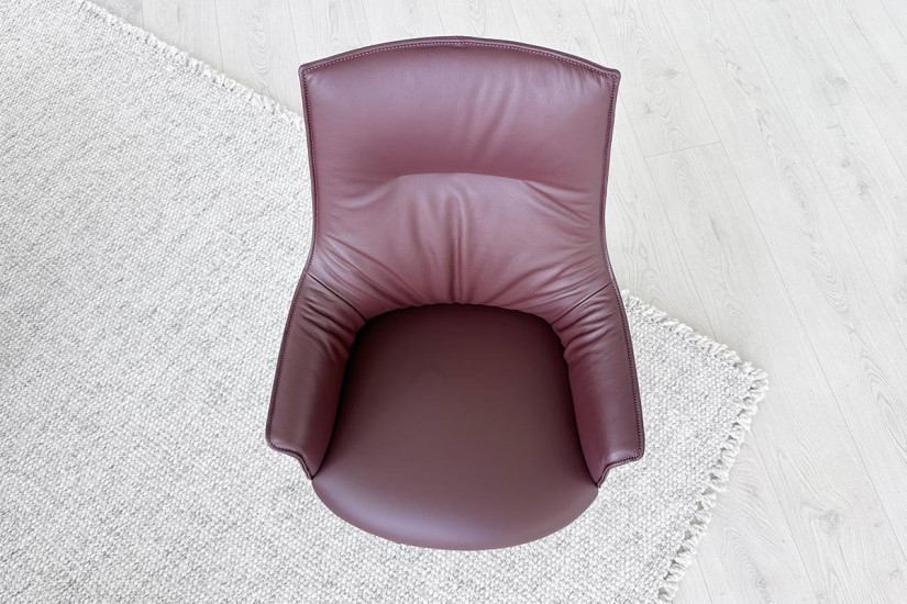 Fauteuil Archibald Task Executive bordeaux (Offre Expo) Poltrona Frau - 5
