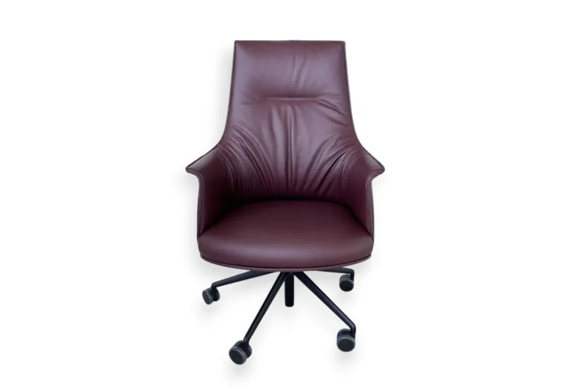 Poltrona Archibald Task Executive bordeaux (Offerta Expo) Poltrona Frau - 6