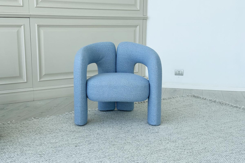 Fauteuil Dudet bleu clair (Offre Expo) Cassina - 1