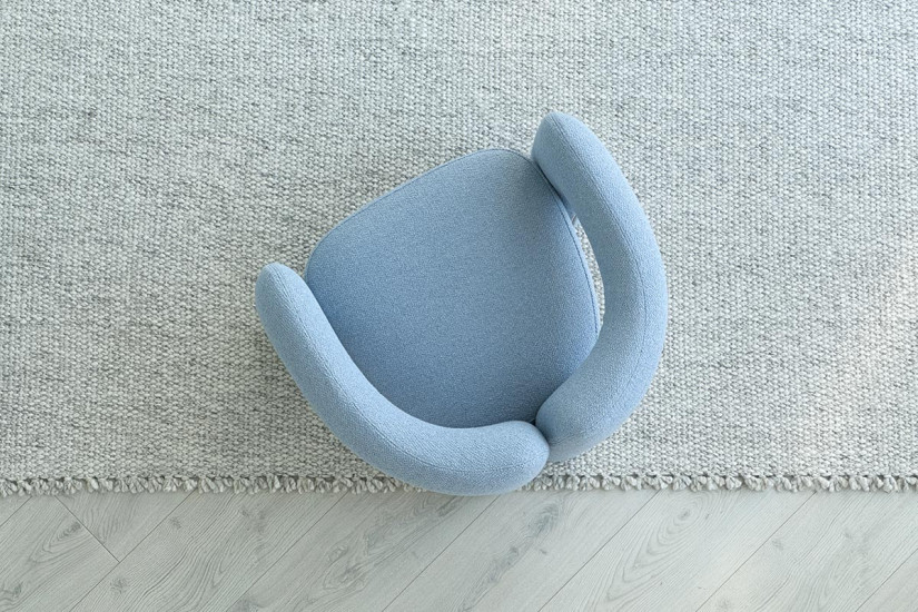 Dudet Light Blue Armchair (Expo Offer) Cassina - 6