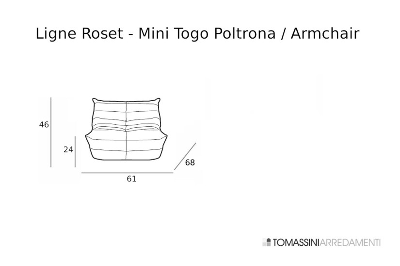 Togo Armchair Ligne Roset - 6