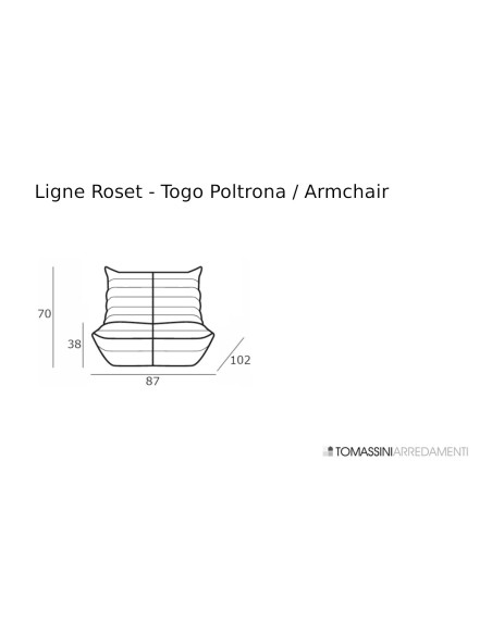 Togo Armchair Ligne Roset - 7