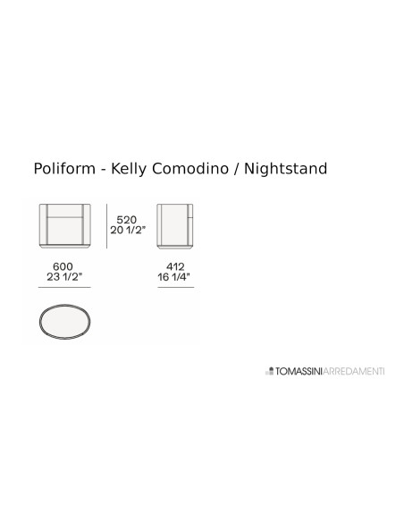 Kelly Night Stand Poliform - 6