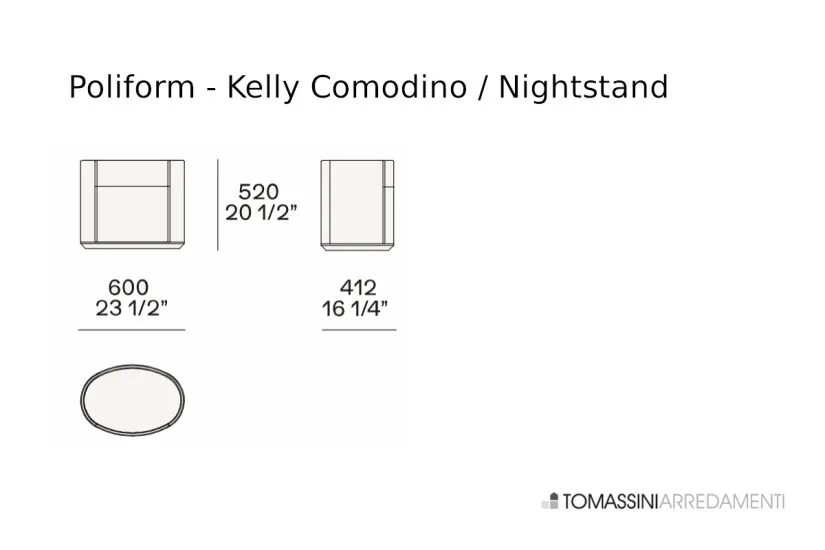 Kelly Night Stand Poliform - 6
